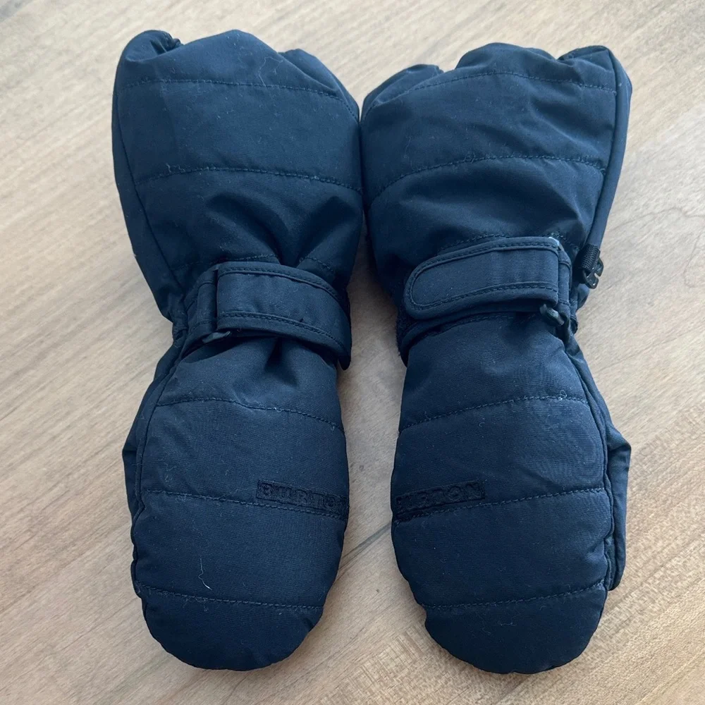 Burton Black Kids Mittens